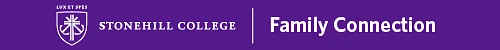 Stonehill College Family Connection home page
